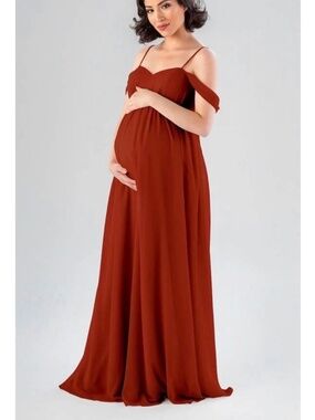 Set of 2 Kennedy Blue Bridesmaid Dresses | Cinnamon | 1 Regular 1 Maternity